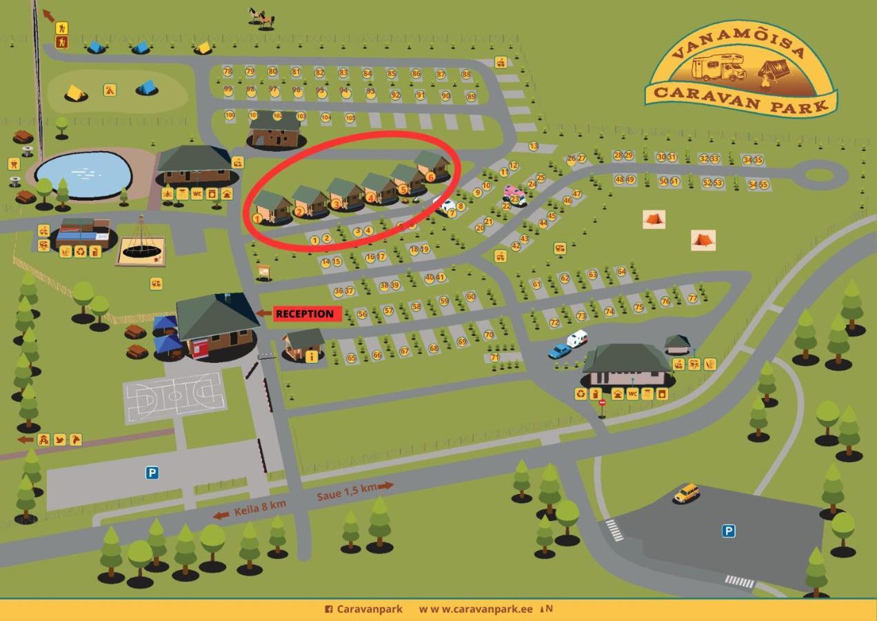 Vanamoisa Caravan Park Сауэ Экстерьер фото